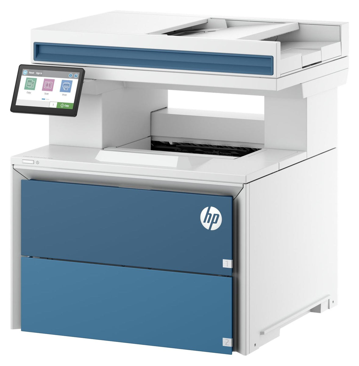 HP LaserJet Enterprise A29Z5A#B19, Laser, Monodruck, 1200 x 1200 DPI, Farbkopieren, A4, Blau, Weiß