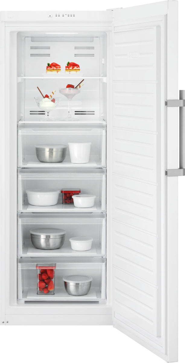 AEG Freistehender-Gefrierschrank / 1550 mm / 226 L / NoFrost AGB332E2NW Weiß