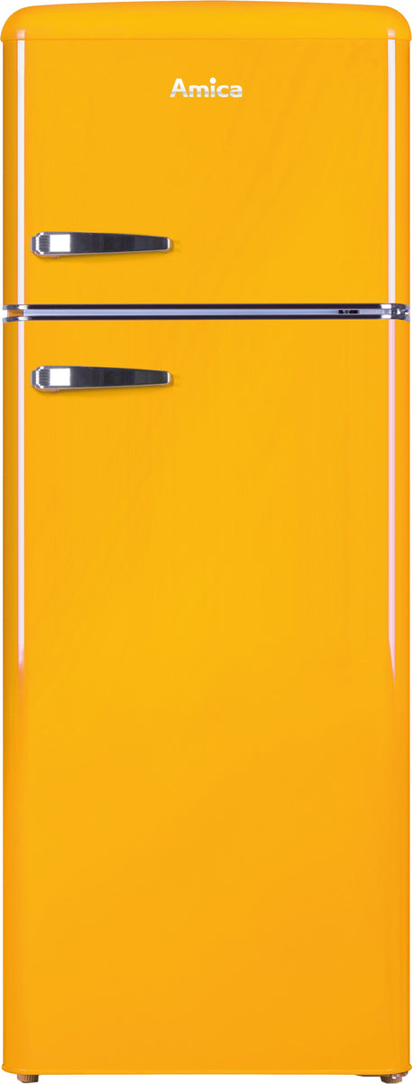 Amica KGC 15633 Y, Kühl-/Gefrierkombination, 208 l, ST, 40 dB, 2,5 kg/24h, , Farbe Gelb