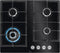 AEG HKB64420NB, Schwarz, Integriert, 56 cm, Gaskochfeld, Glaskeramik, 4 Zone(n)