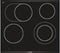 Bosch Serie 8 PKN675DP1D, Schwarz, Edelstahl, Integriert, Keramik, Glaskeramik, 4 Zone(n), 4 Zone(n)