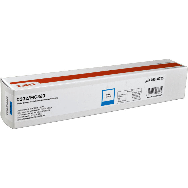 OKI 46508715, 1500 Seiten, Cyan, 1 Stück(e)
