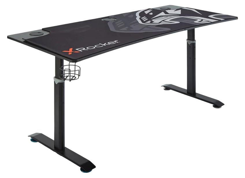 X Rocker Cougar XL, Gerade, Rechteckige Form, Holz, Stahl, Gaming, T-Beine
