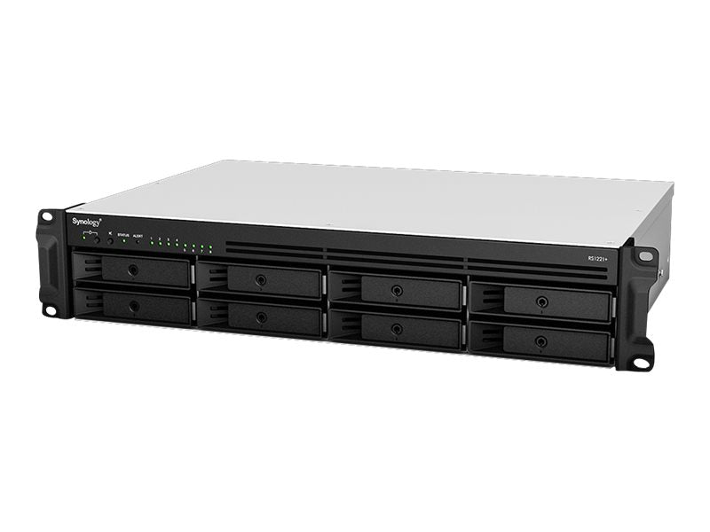 Synology RackStation RS1221RP+, NAS, Rack (2U), Ryzen Embedded, V1500B, 4 GB, DDR4