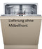 Neff S275EAX16E, Voll integriert, Standardgröße (60 cm), Tasten, höher, Korb, Edelstahl