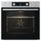 Gorenje BC6737E02X Elektro-Einbauherd, Groß, Elektrischer Ofen, 77 l, 300 °C, Integriert, Edelstahl