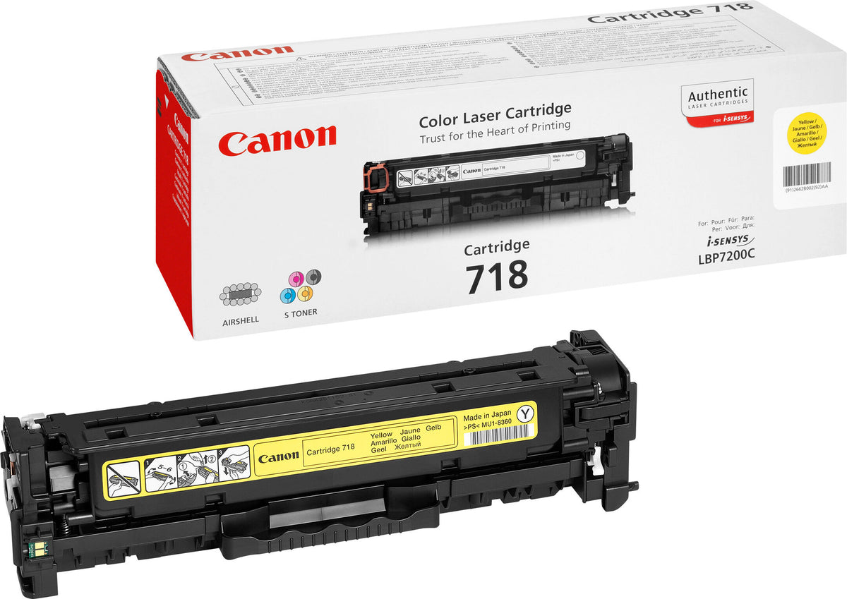Canon CRG-718 Y, 2900 Seiten, Gelb, 1 Stück(e)