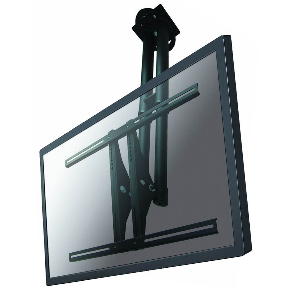 Die Deckenhalterung von NewStar Modell PLASMA-C100BLACK ein dreh- und schwenkbare Deckenhalterung für Flachbildschirme und Flachbild-Fernseher bis 70
