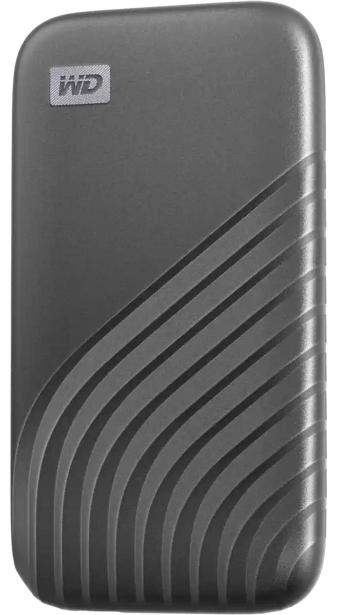 Western Digital My Passport, 4 TB, USB Typ-C, 3.2 Gen 2 (3.1 Gen 2), 1050 MB/s, Passwortschutz, Grau