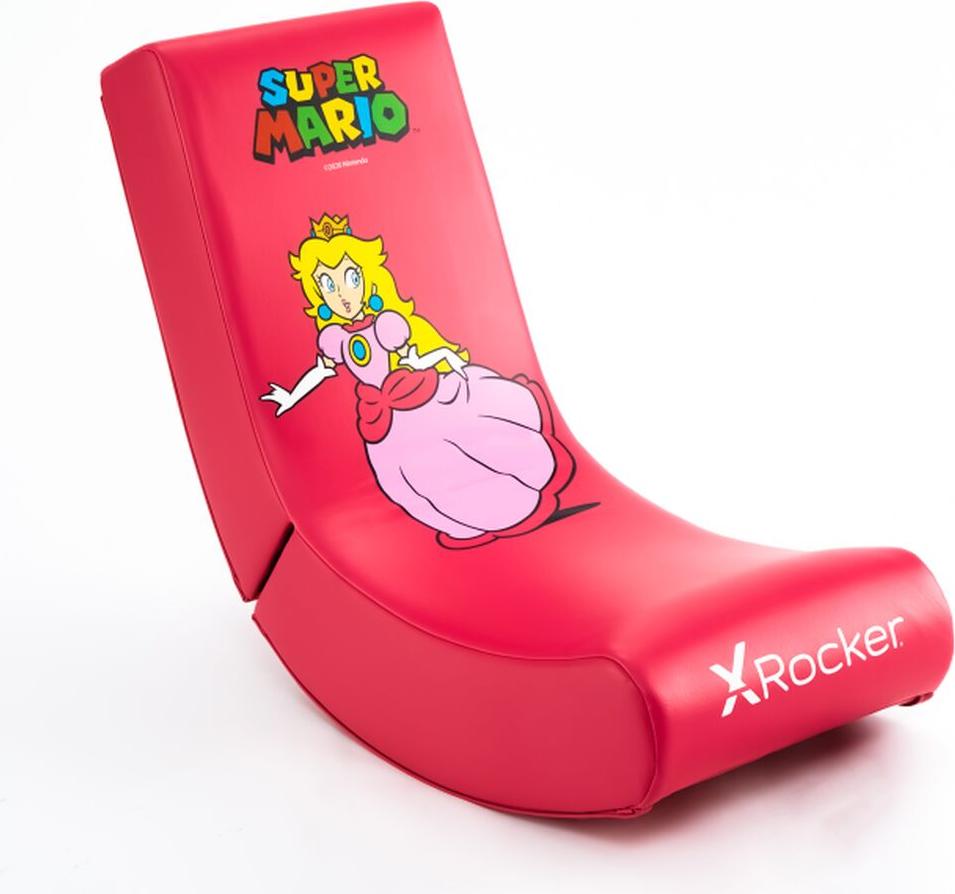 X Rocker Video Rocker - Peach, Konsolen-Gamingstuhl, Universal, Pink, Rot, Kunstleder, Pink, Rot, Kunstleder