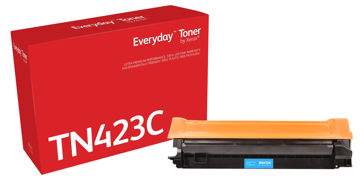 Everyday™ Cyan Toner von , kompatibel mit Brother TN-423C, Hohe Kapazität, 4000 Seiten, Cyan
