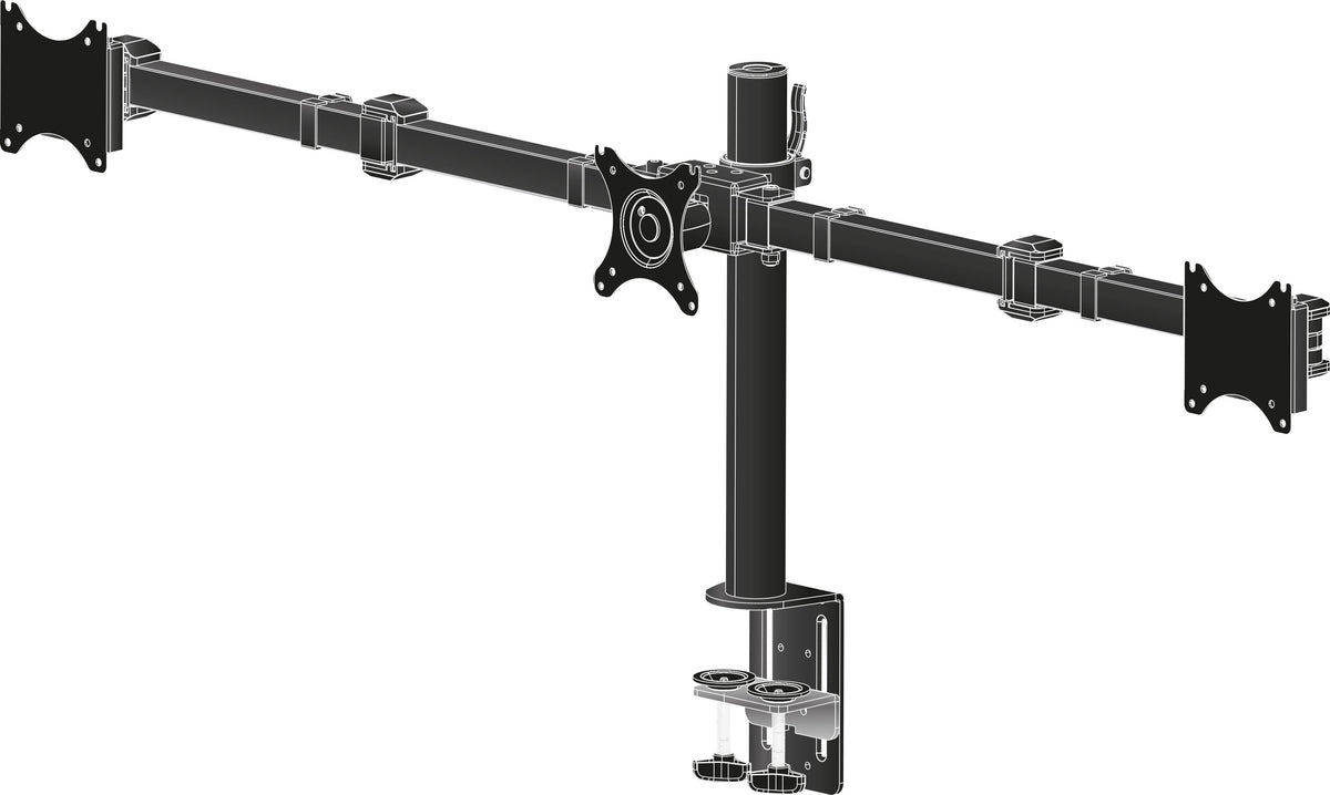 iiyama Desk Mount, Klemme/Durchführung, 30 kg, 25,4 cm (10