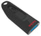SanDisk Ultra, 256 GB, USB Typ-A, 3.2 Gen 1 (3.1 Gen 1), 100 MB/s, Dia, Schwarz