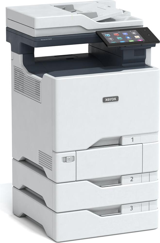 Xerox VersaLink C625 A4 50 S./Min. 2-seitig Kopieren/Drucken/Scannen/Faxen PS3 PCL5e/6 2 Behälter 650 Blatt, Laser, Farbdruck, 1200 x 1200 DPI, A4, Direktdruck, Weiß