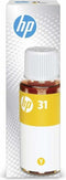 HP 31 Gelb Original Tintenflasche, 70 ml, Original, Gelb, HP, HP Ink Tank 310 series, HP Ink Tank Wireless 410 series, HP Smart Tank 350 series, HP Smart Tank..., 9100 Seiten, Standardertrag