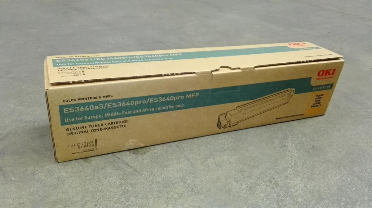 OKI Toner ES3640a3/ES3640Pro Yellow, 16500 Seiten, Gelb