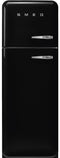 SMEG FAB30LBL6 Kühl-/Gefrierkombination Linksanschlag Schwarz 50s Style,