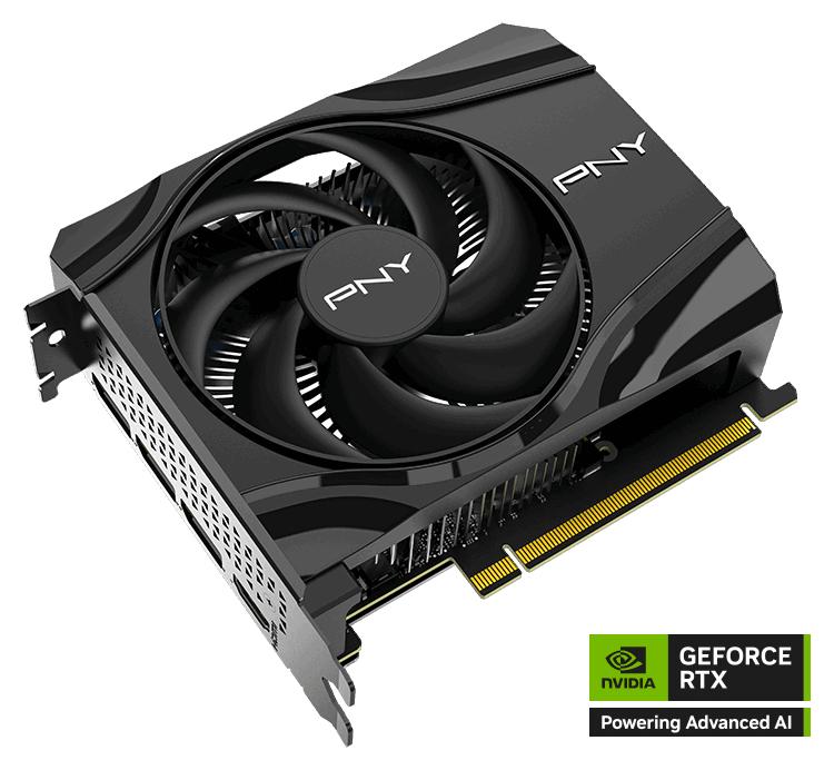 PNY GeForce RTX 5060 Single Fan, GeForce RTX 5060, 8 GB, GDDR7, 128 Bit, 7680 x 4320 Pixel, PCI Express x8 5.0