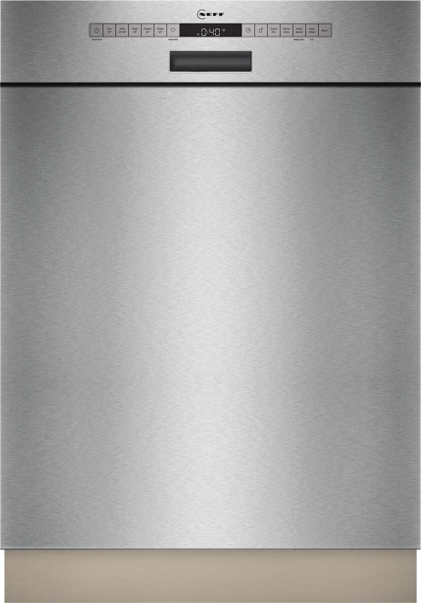 Neff S125ECS15E, Unterbau, Standardgröße (60 cm), Edelstahl, Edelstahl, Tasten, 1,75 m