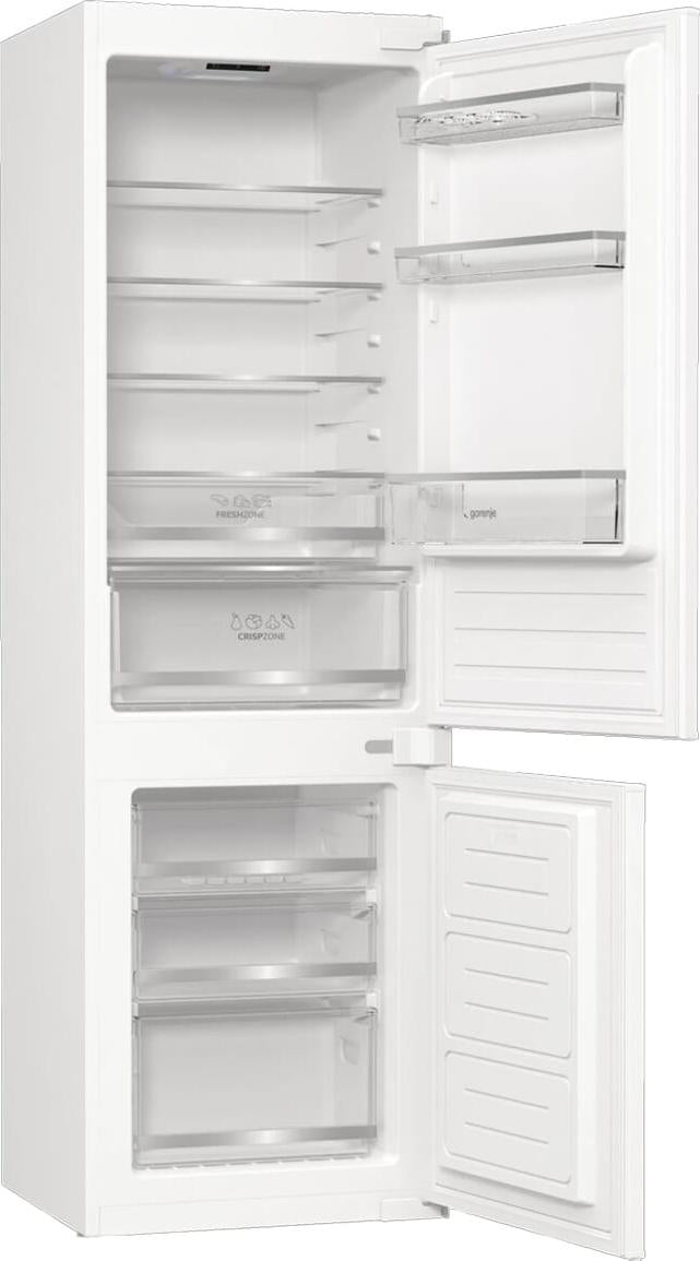 Gorenje G600 Einbau integriert Kühlschrank/Gefrierschrank, 176.9 x 54 x 55 cm, Schlepptürtechnik, 270 l, N-ST, 3,5 kg/24h, D, Fresh Zone Fach, Weiß
