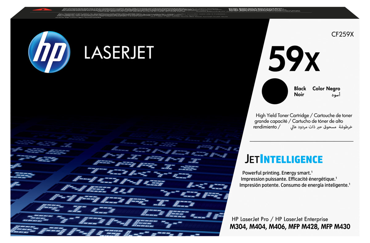 HP 59X Schwarz Original LaserJet Tonerkartusche mit hoher Reichweite, 10000 Seiten, Schwarz, 1 Stück(e)