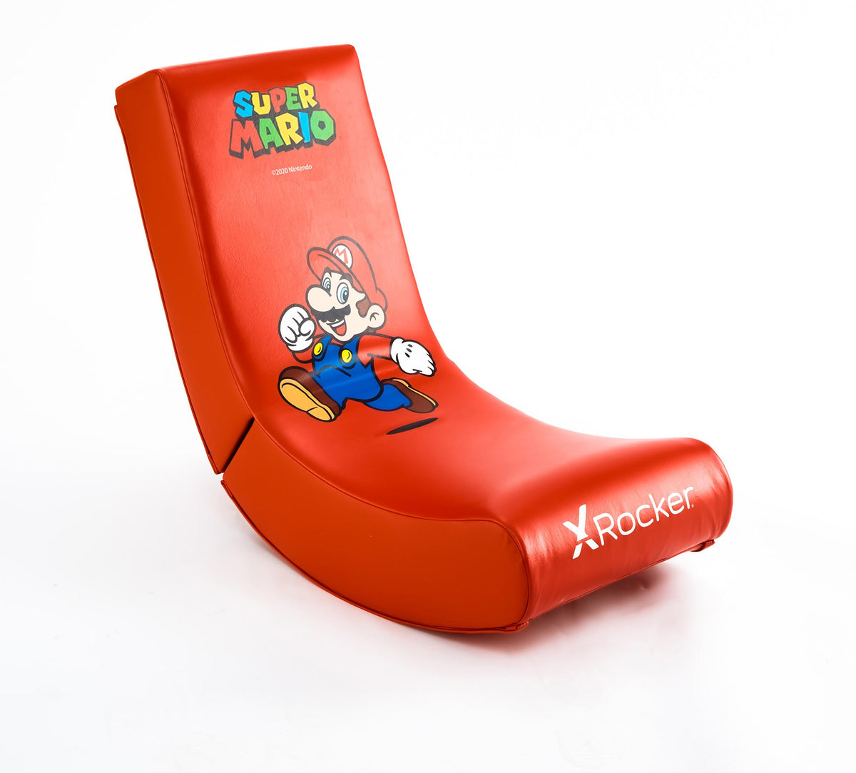 X Rocker Video Rocker - Mario, Gaming-Sessel, Nintendo Switch, Rot, Rot, Kunstleder, Schaum, Polyurethan, Kunstleder