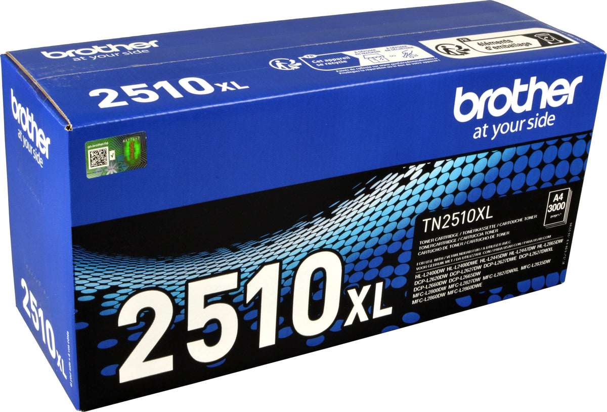 Brother TN-2510XL, 3000 Seiten, Schwarz, 1 Stück(e)