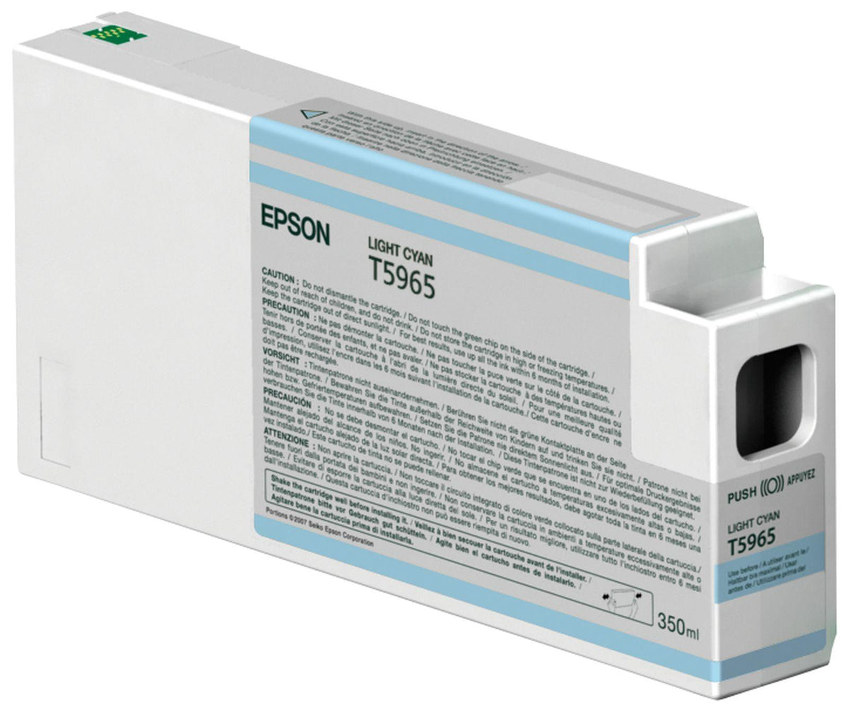 Epson Singlepack Light Cyan T596500 UltraChrome HDR, 350 ml, Cyan, Tinte auf Pigmentbasis, 350 ml, 1 Stück(e), Einzelpackung