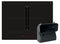 Bosch Serie 6 HEZ9VDSB4 + PVQ711H26E, Schwarz, Integriert, 70 cm, Zonen-Induktionskochfeld, Keramik, 4 Zone(n)