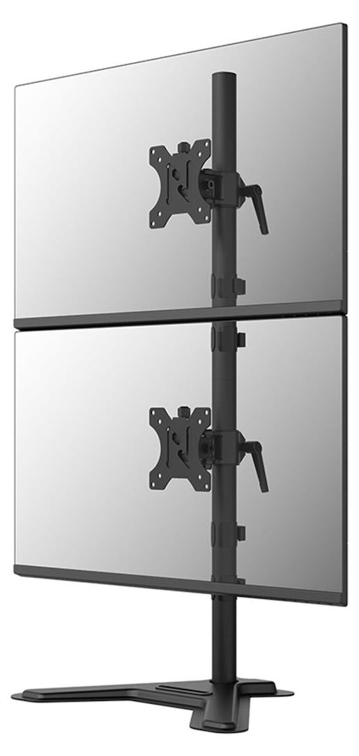 Neomounts DS45-600BL2V Monitorständer für zwei Bildschirme 10-32