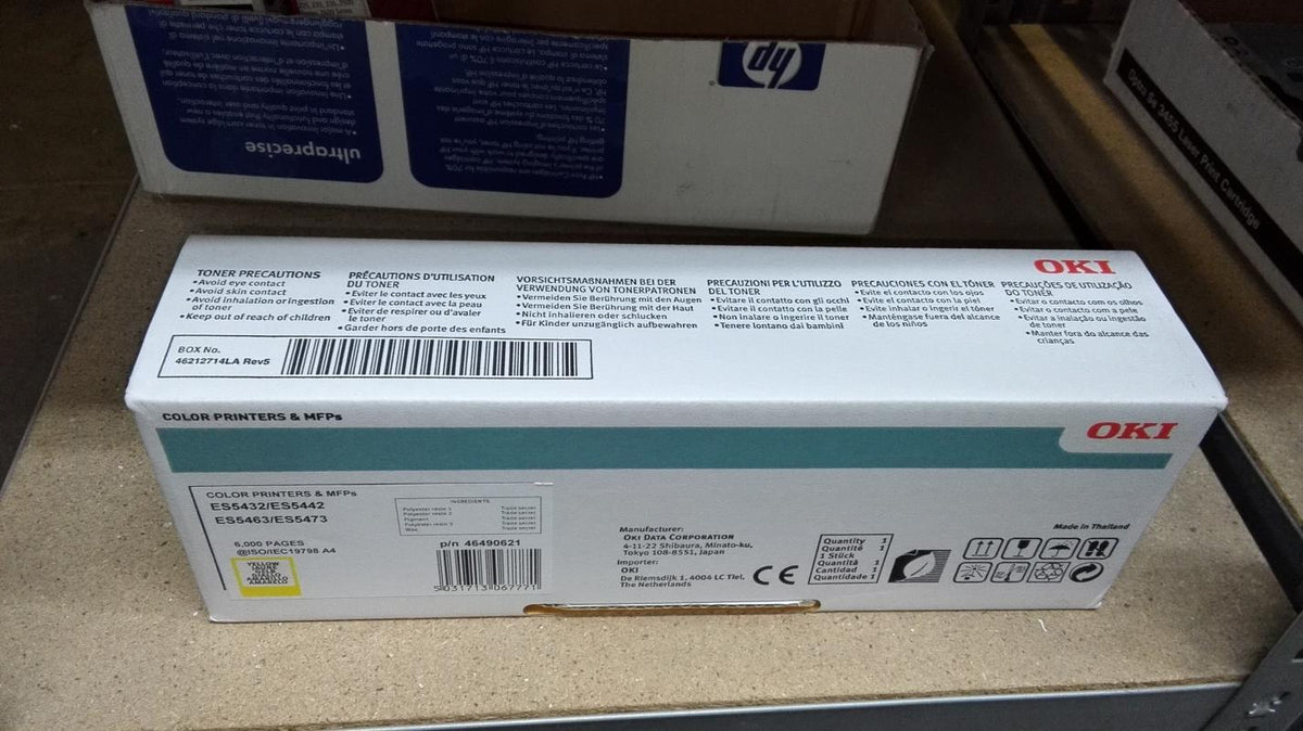 OKI 46490621, 6000 Seiten, Gelb, 1 Stück(e)