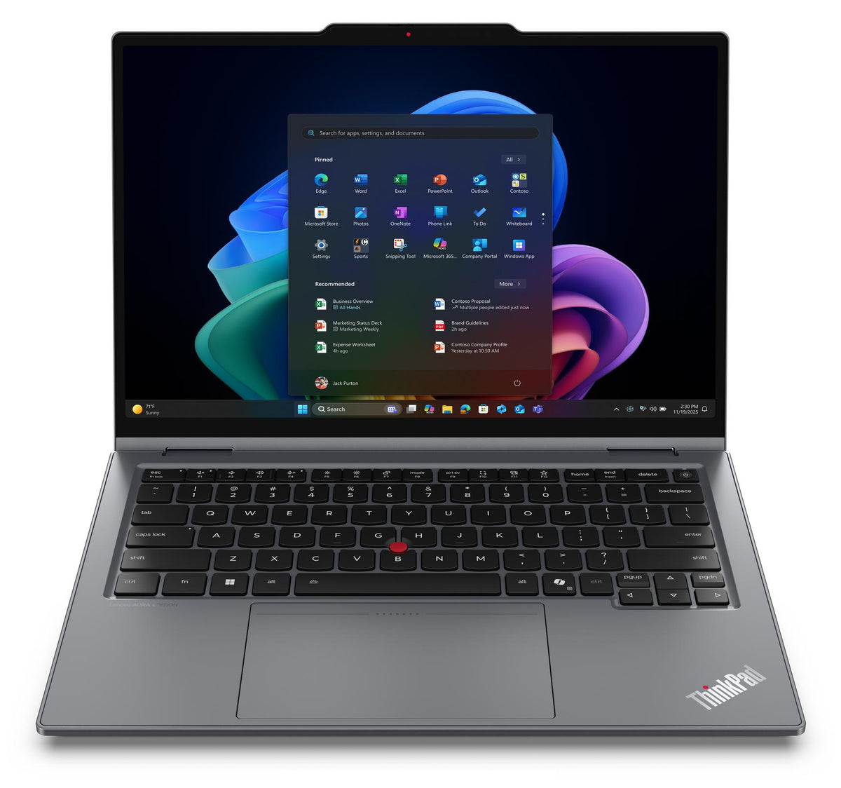 Lenovo ThinkPad X1 2-in-1 Gen 11 Aura Edition Copilot+ PC, Intel Core Ultra 7, 35,6 cm (14