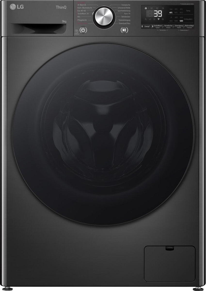 LG F2V7SLIM9B, Frontlader, 9 kg, B, 71 dB, 1200 RPM, A