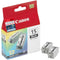 Canon BCI-15BK Tinte Schwarz (Doppelpack), Schwarz, Tinte auf Pigmentbasis, 2 Stück(e), 242 Seiten, Multipack