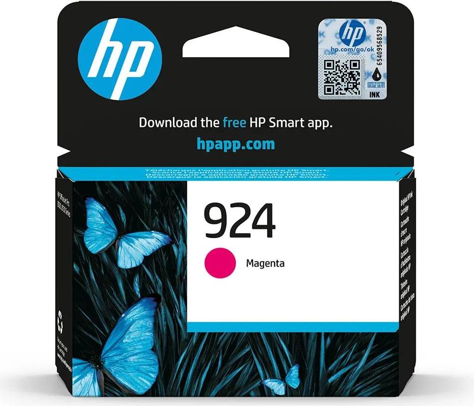 HP 924 Magenta Original Druckerpatrone, Standardertrag, Magenta, 1 Stück(e), 400 Seiten, Einzelpackung