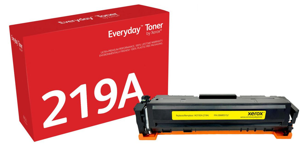 Everyday™ Gelb Tonermodul von kompatibel mit HP 219A (W2192A), Standardkapazität, 1200 Seiten, Gelb