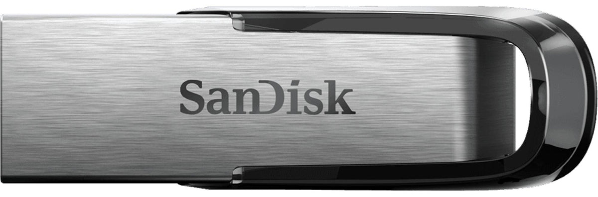 SanDisk ULTRA FLAIR, 128 GB, USB Typ-A, 3.2 Gen 1 (3.1 Gen 1), 150 MB/s, Ohne Deckel, Schwarz, Silber