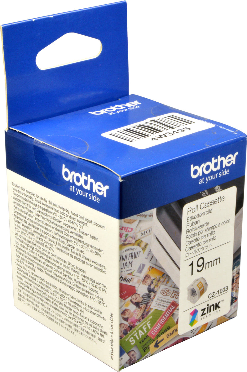 Brother CZ-1003, Etikettenrolle, CZ, Weiß, Thermodirekt, Philippinen, 5 Jahr(e)