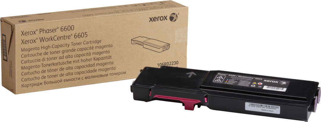 Xerox Phaser™ 6600, WorkCentre™ 6605 -Tonermodul Magenta, 6000 Seiten, Magenta, 1 Stück(e)