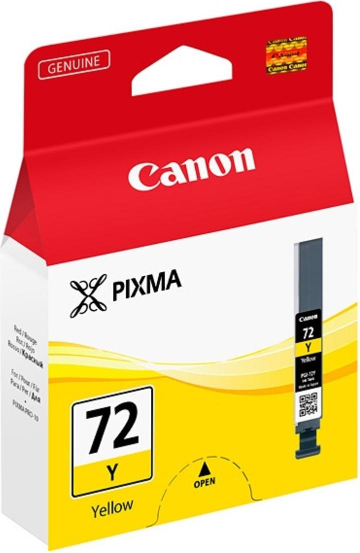 Canon PGI-72Y Tinte Gelb, Standardertrag, Gelb, Tinte auf Pigmentbasis, 1 Stück(e), 377 Seiten