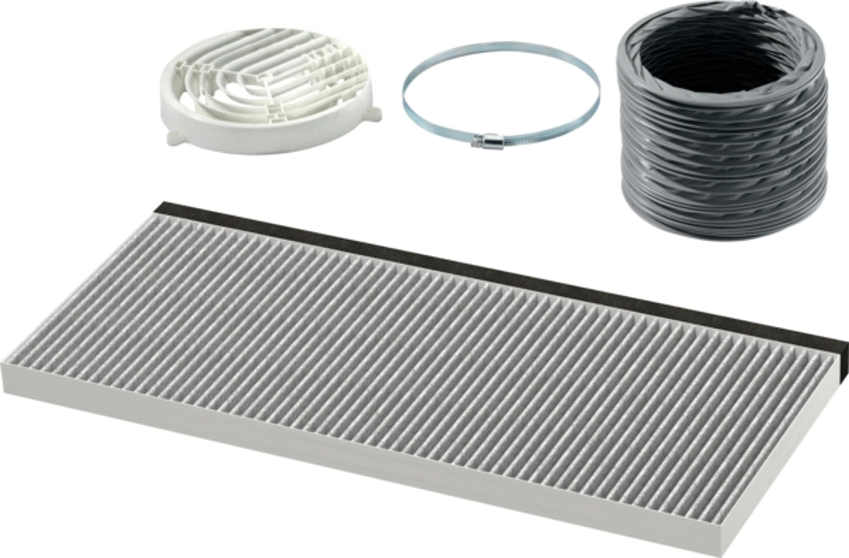 Bosch DWZ2IT1I4, Abluftset für Dunstabzugshaube, Grau, Bosch, 300 g, 220 mm, 535 mm