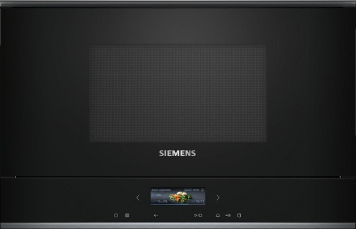 Siemens BF722R1B1, Integriert, Solo-Mikrowelle, 21 l, 900 W, Eingebautes Display, TFT