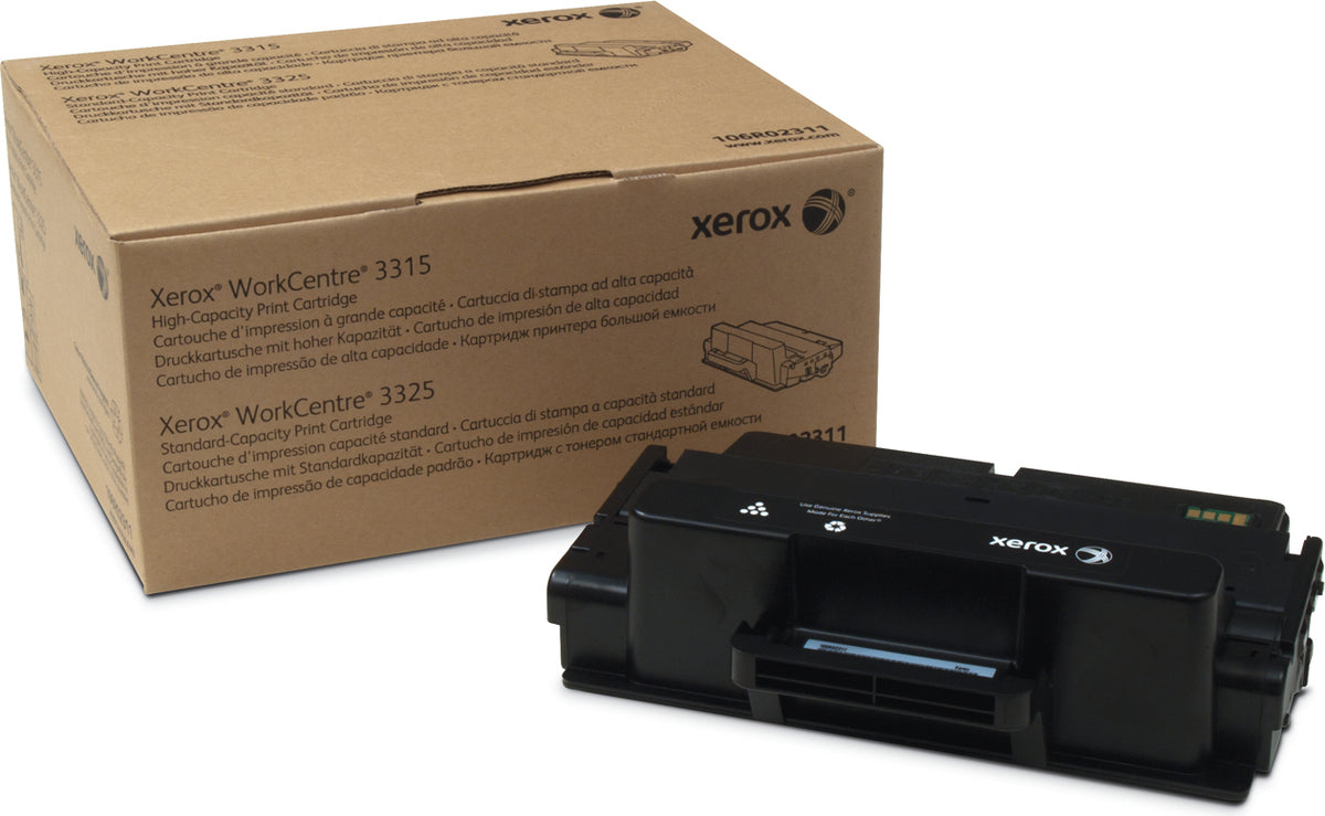 Xerox WorkCentre® 3315/3325 Hohe Kapazität-Tonermodul Schwarz (5000 Seiten) - 106R02311, 5000 Seiten, Schwarz, 1 Stück(e)