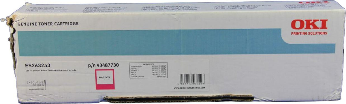 OKI Toner ES2632a3 Magenta, 6000 Seiten, Magenta