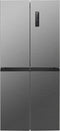 Bomann French Door Kühlschrank No Frost | Kühlschrank mit Gefrierfach 362L | Side by Side Kühlschrank mit MultiAirflow-System | KG 7358 inox