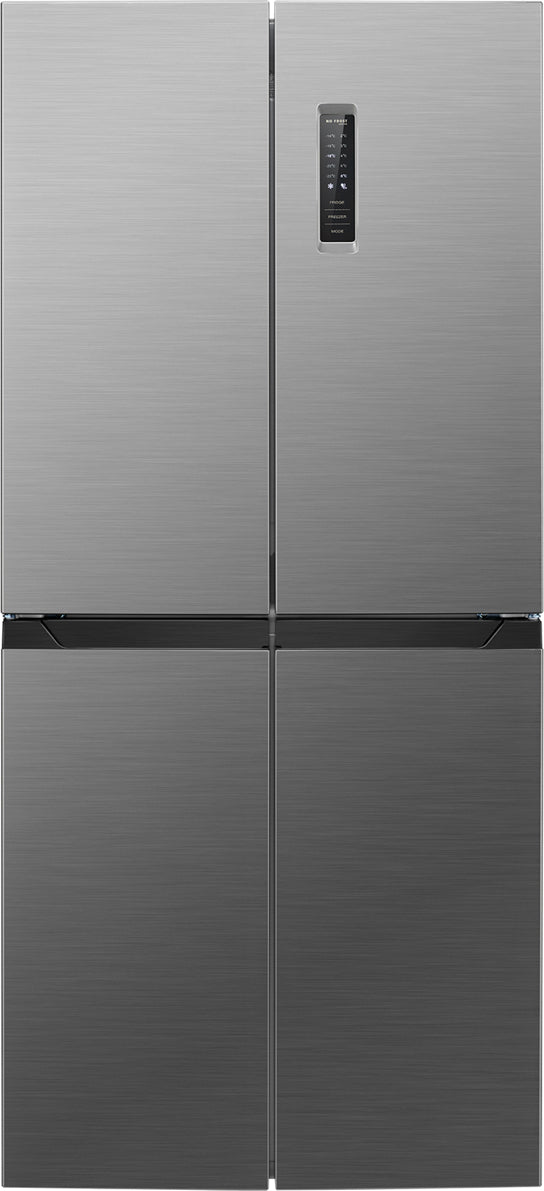 Bomann French Door Kühlschrank No Frost | Kühlschrank mit Gefrierfach 362L | Side by Side Kühlschrank mit MultiAirflow-System | KG 7358 inox