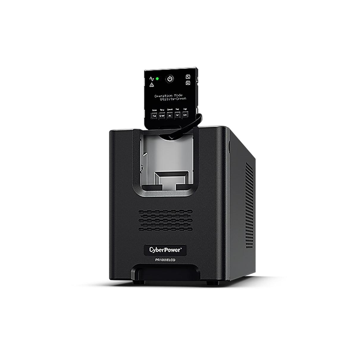 CyberPower PR1000ELCD, 1000 VA, 900 W, 230 V, C14 coupler, Plombierte Bleisäure (VRLA), 8 Stunde