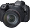 Canon EOS R6 Mark II + RF 24-105mm F4 L IS USM, 24,2 MP, CMOS, Touchscreen, 588 g, Schwarz