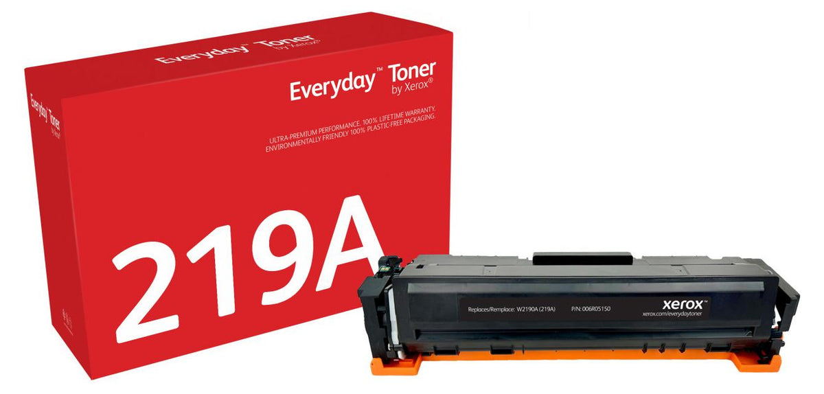 Everyday™ Schwarz Tonermodul von kompatibel mit HP 219A (W2190A), Standardkapazität, 1300 Seiten, Schwarz