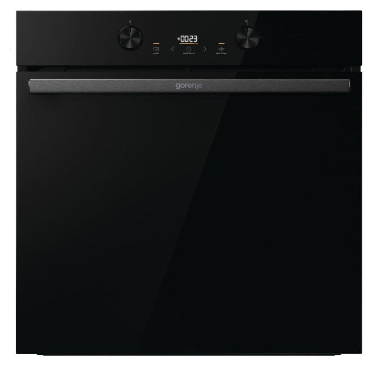 Gorenje BOS6737E20FBG Einbau-Backofen, Groß, Elektrischer Ofen, 77 l, 77 l, 300 °C, Teleskopregalsystem